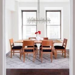 Addison Boat Top Extension Dining Table -HomeNest Store Addison Extension Table Life 2