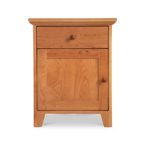 American Country 1-Drawer Nightstand With Door - Image 2