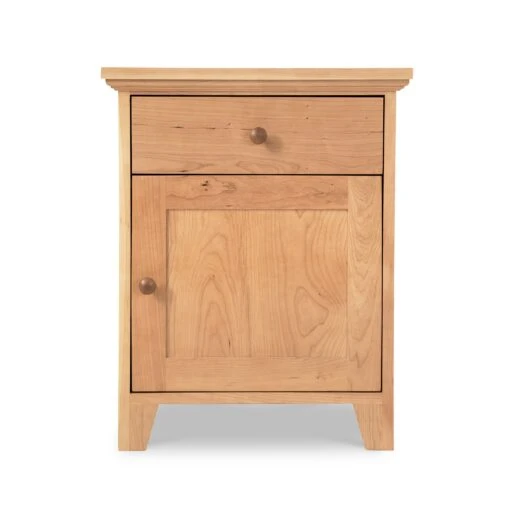 American Country 1-Drawer Nightstand With Door - Image 8