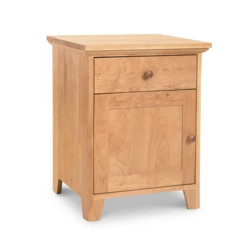 American Country 1-Drawer Nightstand With Door - Image 5
