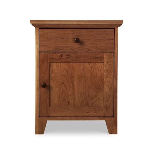 American Country 1-Drawer Nightstand With Door - Image 9