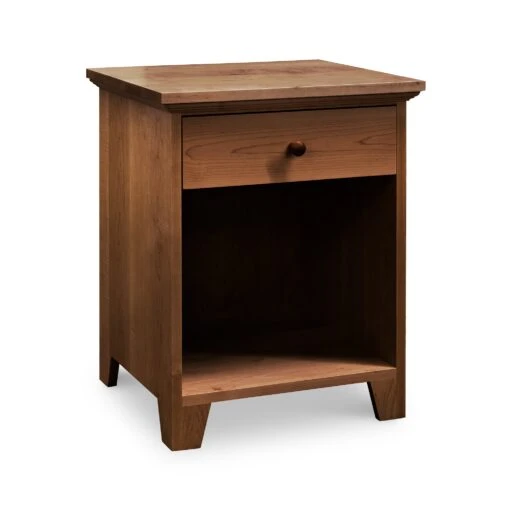 American Country 1-Drawer Enclosed Shelf Nightstand - Image 5