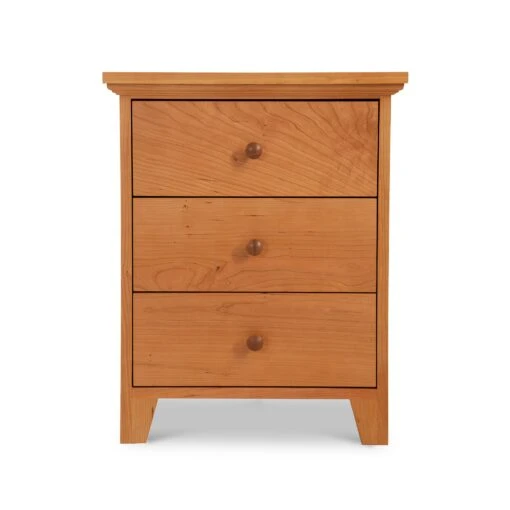 American Country 3-Drawer Nightstand - Image 2
