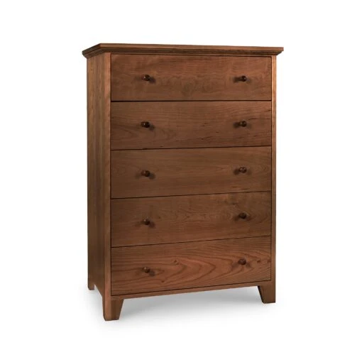 American Country 5-Drawer Chest - Image 9