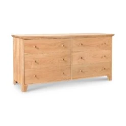 American Country 6-Drawer Dresser -HomeNest Store American Country 6 Drawer Dresser Natural Maple jq6wf0