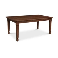 American Craftsman Solid Top Dining Table -HomeNest Store American Craftsman Solid Top Table 36x60 Natural Walnut