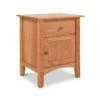American Shaker 1-Drawer Nightstand With Door -HomeNest Store American Shaker 1 Drawer 1 Door Nightstand