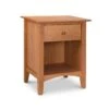 American Shaker 1-Drawer Enclosed Shelf Nightstand -HomeNest Store American Shaker 1 Drawer Enclosed Shelf Nightstand