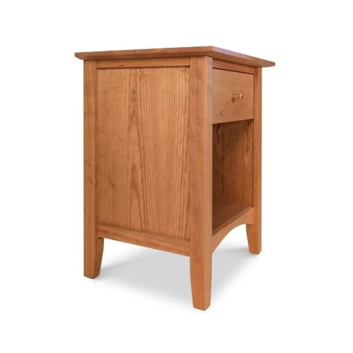 American Shaker 1-Drawer Enclosed Shelf Nightstand - Image 3