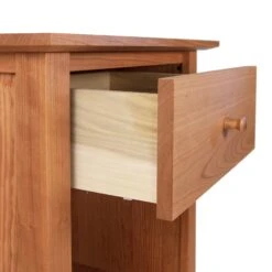 American Shaker 1-Drawer Enclosed Shelf Nightstand -HomeNest Store American Shaker 1 Drawer Enclosed Shelf Nightstand 3