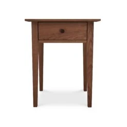 American Shaker 1-Drawer Nightstand -HomeNest Store American Shaker 1 Drawer Nightstand Natural Walnut