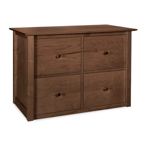 American Shaker 4-Drawer File Credenza - Image 7