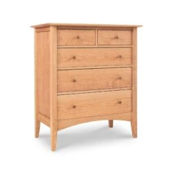 American Shaker 5-Drawer Chest -HomeNest Store American Shaker 5 Drawer Chest Natural Maple