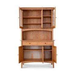 American Shaker 50" China Cabinet -HomeNest Store American Shaker 51 Inch China Cabinet 3