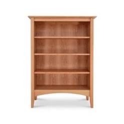 American Shaker Bookcase -HomeNest Store American Shaker Bookcase 63 Inch Natural Cherry