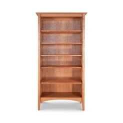 American Shaker Bookcase -HomeNest Store American Shaker Bookcase 87 Inch Natural Cherry