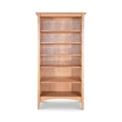 American Shaker Bookcase -HomeNest Store American Shaker Bookcase 87 Inch Natural Maple