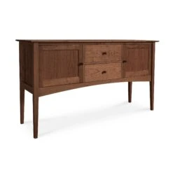 American Shaker Huntboard -HomeNest Store American Shaker Huntboard Natural Walnut