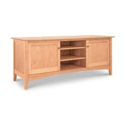American Shaker 67" TV Stand -HomeNest Store American Shaker Large TV Stand 67 Inch Natural Maple