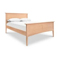 American Shaker Panel Bed -HomeNest Store American Shaker Panel Bed Queen Natural Maple