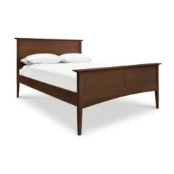 American Shaker Panel Bed -HomeNest Store American Shaker Panel Bed Queen Natural Walnut