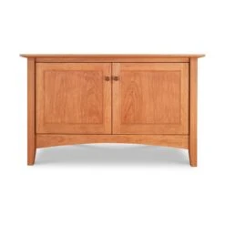 American Shaker 48" TV Stand -HomeNest Store American Shaker Small TV Stand 48 Inch Natural Cherry