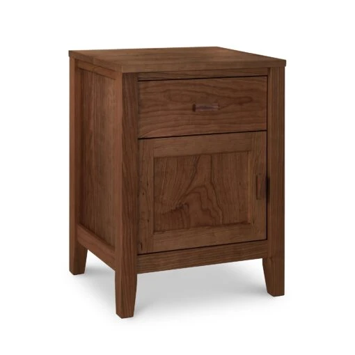 Andover Modern 1-Drawer Nightstand With Door - Image 11