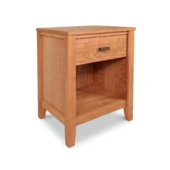 Andover Modern 1-Drawer Enclosed Shelf Nightstand