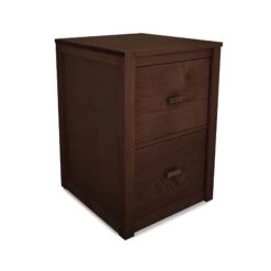 Andover Modern File Cabinet -HomeNest Store Andover Modern 2 Drawer Vertical File Cabinet Natural Walnut
