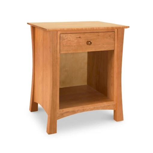 Andrews 1-Drawer Enclosed Shelf Nightstand