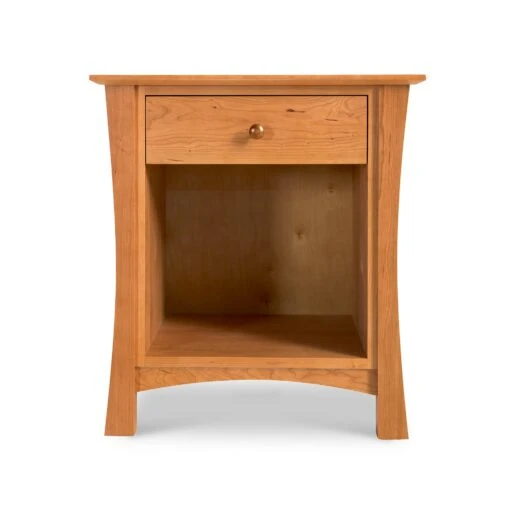 Andrews 1-Drawer Enclosed Shelf Nightstand - Image 2