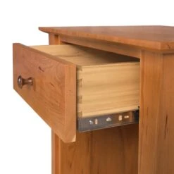 Andrews 1-Drawer Enclosed Shelf Nightstand -HomeNest Store Andrews 1 Drawer Enclosed Shelf Nightstand 2