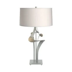 Antasia #2 Table Lamp -HomeNest Store Antasia 2 Table Lamp Vintage Platinum Flax
