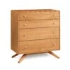 Astrid 4-Drawer Chest -HomeNest Store Astrid Cherry 4 Drawer Chest