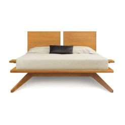 Astrid Platform Bed -HomeNest Store Astrid Cherry Platform Bed 3