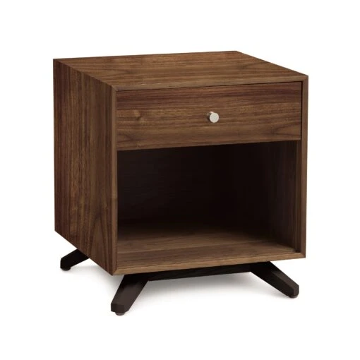 Astrid 1-Drawer Enclosed Shelf Nightstand - Image 4