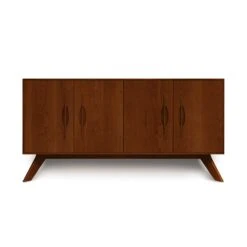 Audrey 4-Door Buffet -HomeNest Store Audrey Cherry 4 Door Buffet Cognac Cherry