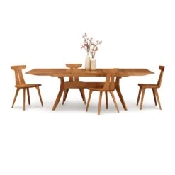 Audrey Extension Dining Table -HomeNest Store Audrey Cherry Extension Dining Table 6