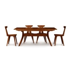 Audrey Extension Dining Table -HomeNest Store Audrey Cherry Extension Dining Table Cognac Cherry