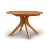 Audrey Round Extension Dining Table -HomeNest Store Audrey Cherry Round Extension Table