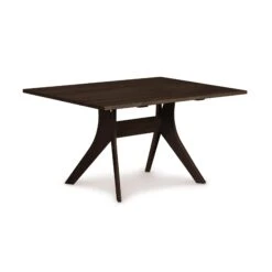 Audrey Solid Top Dining Table -HomeNest Store Audrey Cherry Solid Top Dining Table 40x60 Smoke Cherry