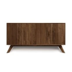 Audrey 4-Door Buffet -HomeNest Store Audrey Walnut 4 Door Buffet