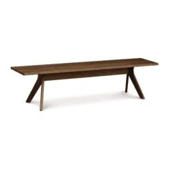 Audrey Dining Bench -HomeNest Store Audrey Walnut Bench 72 Inch Natural Walnut