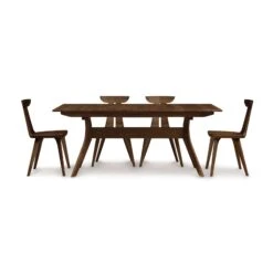 Audrey Extension Dining Table -HomeNest Store Audrey Walnut Extension Dining Table