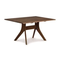 Audrey Solid Top Dining Table -HomeNest Store Audrey Walnut Solid Top Dining Table 40x60 08bf963c 0015 431a a97a b51c05497caf