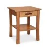Berkeley 1-Drawer Open Shelf Nightstand -HomeNest Store Berkeley Cherry 1 Drawer Open Shelf Nightstand