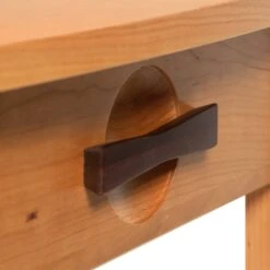 Berkeley 1-Drawer Open Shelf Nightstand -HomeNest Store Berkeley Cherry 1 Drawer Open Shelf Nightstand 2