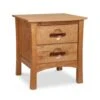 Berkeley 2-Drawer Nightstand -HomeNest Store Berkeley Cherry 2 Drawer Nightstand