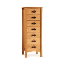 Berkeley 7-Drawer Lingerie Chest -HomeNest Store Berkeley Cherry 7 Drawer Lingerie Chest Natural Chherry