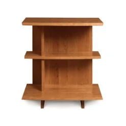 Berkeley Open Shelf Nightstand - Left -HomeNest Store Berkeley Cherry Open Shelf Nightstand Autumn Cherry
